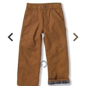 Carhartt Kids’ Flannel Lined Pants Size 14